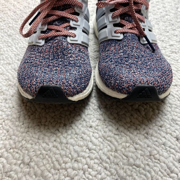 Adidas Blue Multicolor Ultra Boost 4.0 (BB6148) Women's Running Shoes Size 9 - Picture 9 of 16
